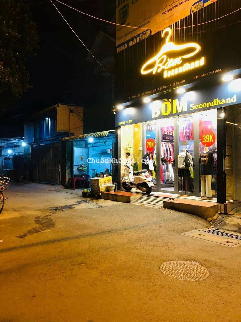 Bán nhà 2 lầu mặt tiền kinh doanh được dĩ an Bình Dương