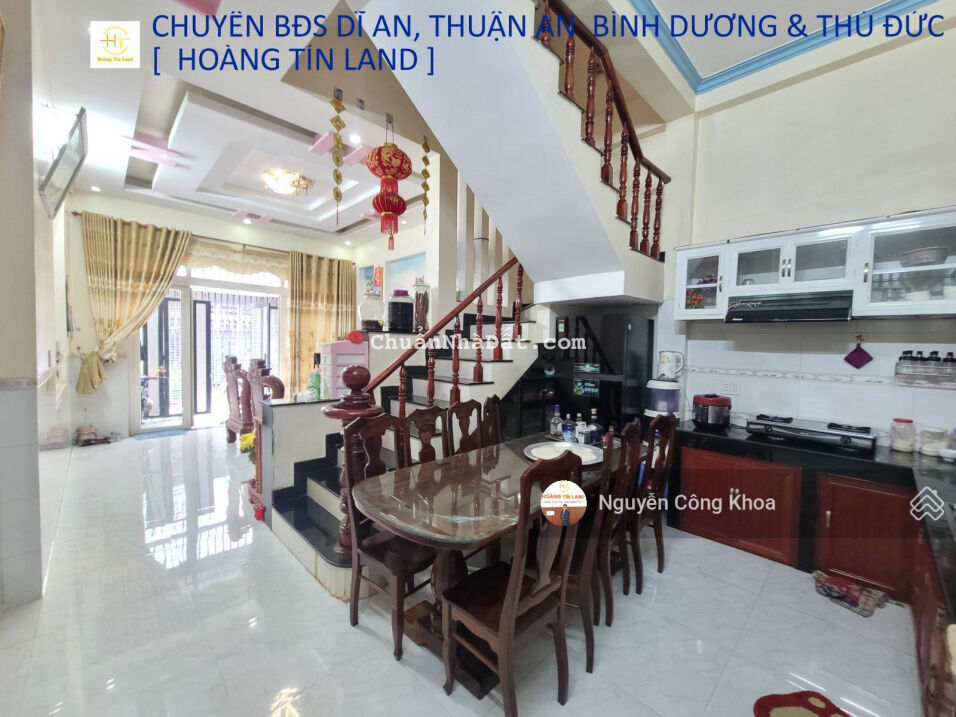 Bán nhà 1 trệt 2 lầu cách đường Nguyễn Thị Minh Khai 100m P. Tân Bình, Dĩ An
