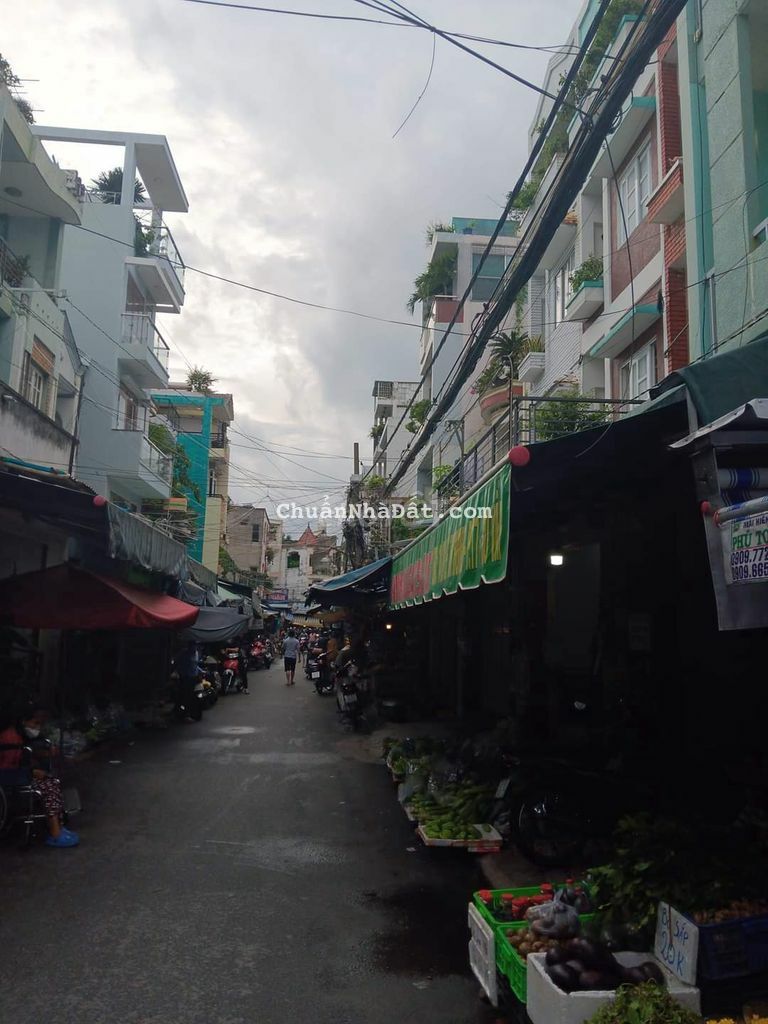 VỊ TRÍ Bán Nhà Mặt Tiền Chợ Căn Cứ 26, 110m2, Lê Thị Hồng, Gò Vấp.