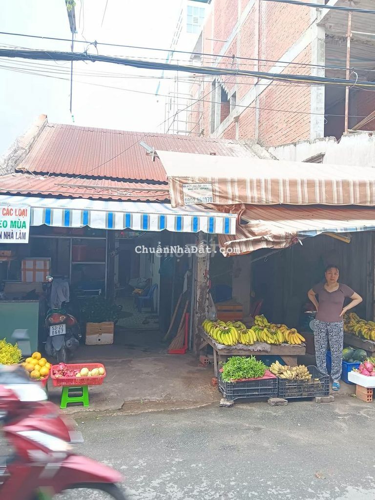 VỊ TRÍ Bán Nhà Mặt Tiền Chợ Căn Cứ 26, 110m2, Lê Thị Hồng, Gò Vấp.