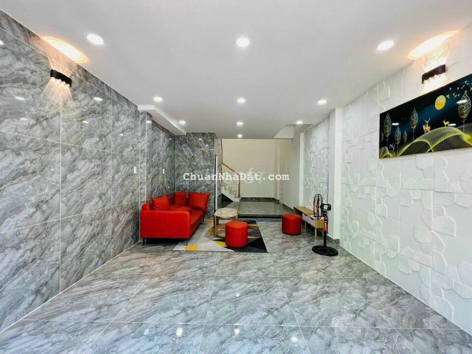 GÒ VẤP-P14-ĐSỐ59-XE HƠI NGỦ TRONG NHÀ-NHÀ MỚI XÂY 5 TẦNG-FULL NỘI THẤT