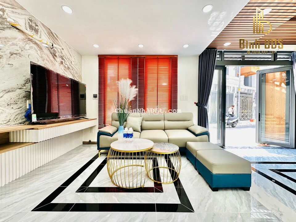 Cặp Nhà 68/Nguyễn Tư Giản 3lầu hxh 8m Full Nội thất