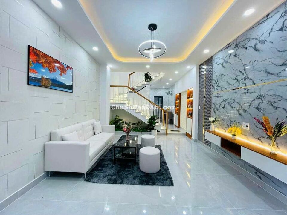 GÒ VẤP-P9-LÊ VĂN THỌ-HẺM 3M-NHÀ 2 TẦNG-FULL NỘI THẤT-GẦN CV LÀNG HOA