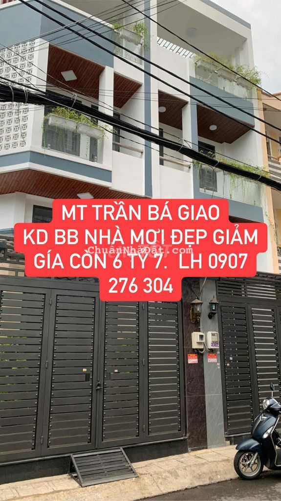 ĐẠI HẠ GIÁ CĂN NHÀ MT TRẦN BÁ GIAO P5 MỚI KD BB
