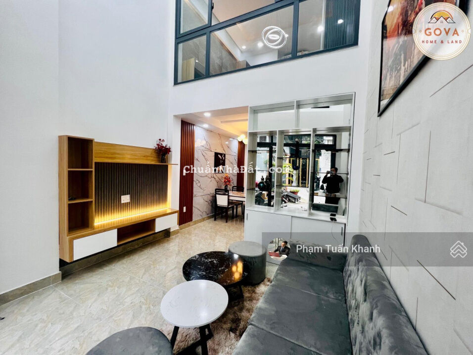 Giảm 850 tr - nhà đẹp 4 tầng Gò Vấp - sau mặt tiền - full nội thất - đường 6m