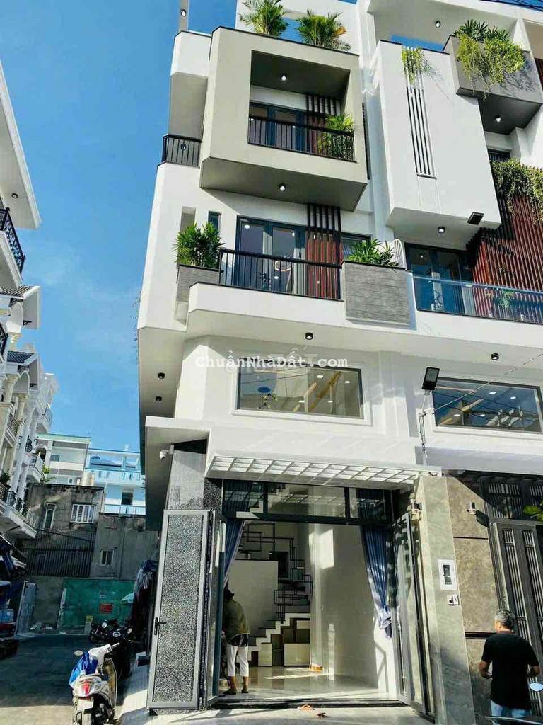 Nhà Phố vip Góc 2 mặt tiền đường 8m Thông (4x14)3 lầu 5pn.6wc 9.2tỷTL