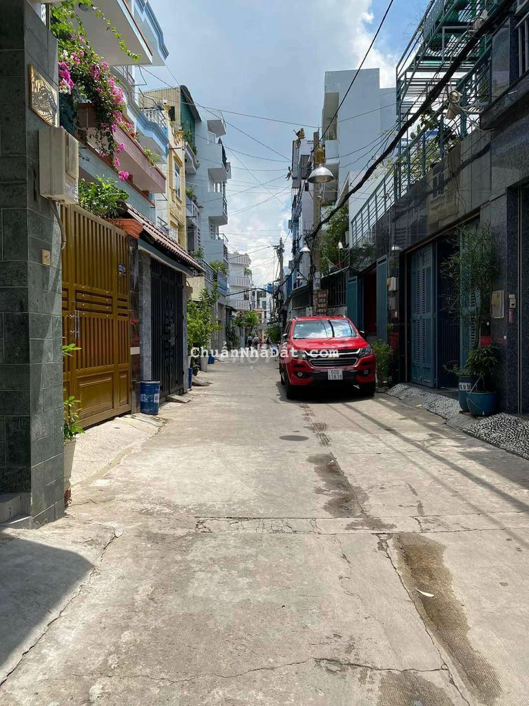 NHÀ MỚI ĐẸP MÊ LY HẺM XE HƠI DT60M2 GIÁ CHỈ 5xxxxx ĐƯỜNG THỐNG NHẤT GV