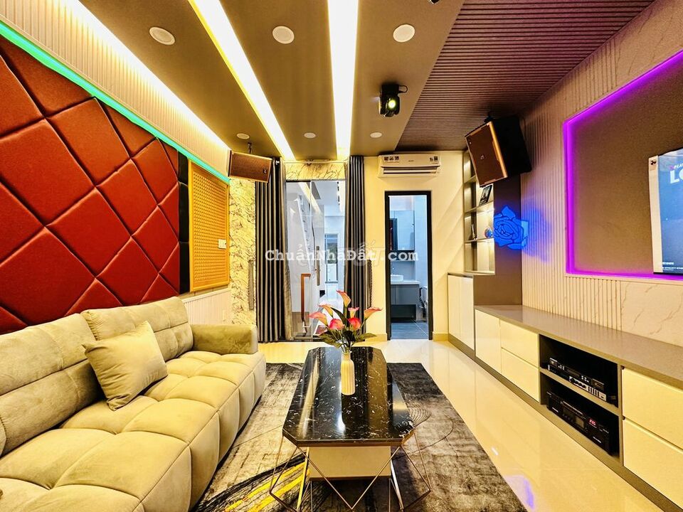 Siêu Phẩm Phạm Văn Chiêu 3 lầu 4PN hẻm 6m có thang máy Full nội thất