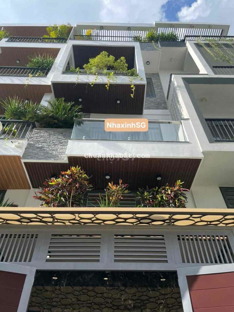 Nhà đẹp thang mấy full NT hxh 12m 4x18m QuNg Trung P10 Gv Nhà đẹp thang mấy full NT hxh 12m 4x18m QuNg Trung P10 Gv