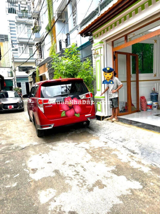 Nhà To Đẹp Lê Văn Thọ - P9. GV. 4 x21. (5T, 5PN) - ÔTÔ 7 Chổ Vào Nhà