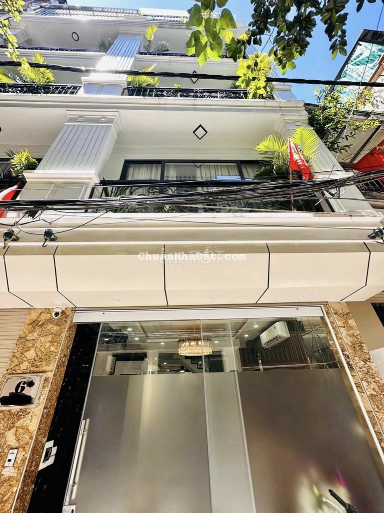 BÁN NHÀ TRƯƠNG ĐỊNH, HAI BÀ TRƯNG, 60M X 5T X 4,5M, Ô TÔ ĐỖ CỬA.