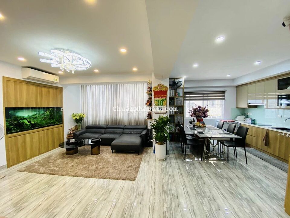 Hạ chào! Nhà Vân Canh, lô góc, gara ô tô, ngõ thông, 45m2*5T