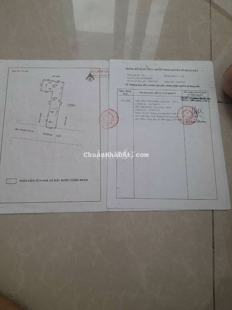 Bán nhà mặt tiền đường xóm bắp ngã tư tô ký