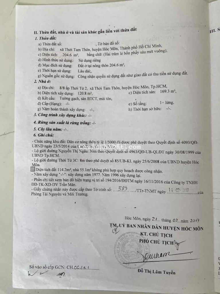 Nhà Góc 2 mặt tiền Nguyễn Thị Ngâu, Hóc Môn. Nở Hậu