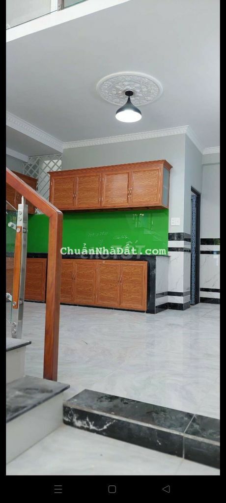 Nhà sổ hồng riêng 5×14m. Trệt ,lững ,lầu