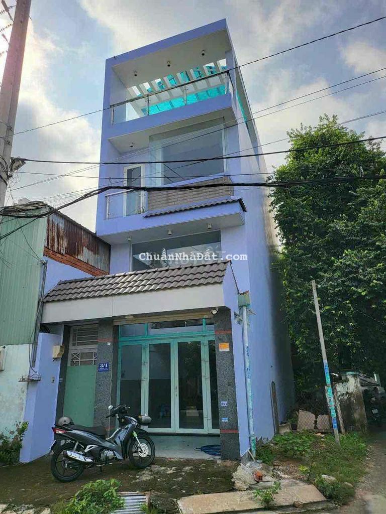 chủ cần bán nhà Mặt tiền nhựa 8m ở Tân Xuân 4,5x16m Shr 1 lửng 2lầu