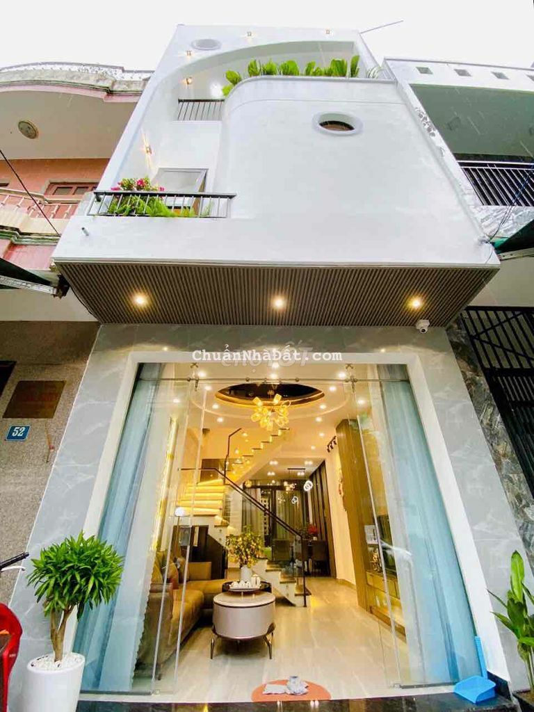 Nhà 3 Tầng Cực Đẹp Mặt Tiền Đinh Công Tráng HC