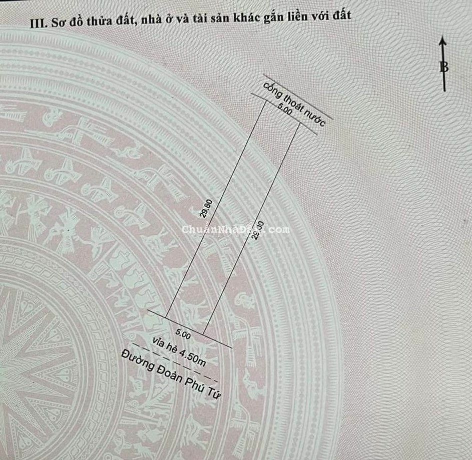 Sụp hầm Dãy trọ mặt tiền đường Đoàn Phú Tứ, 147m2 - gần chợ Hoà Khánh