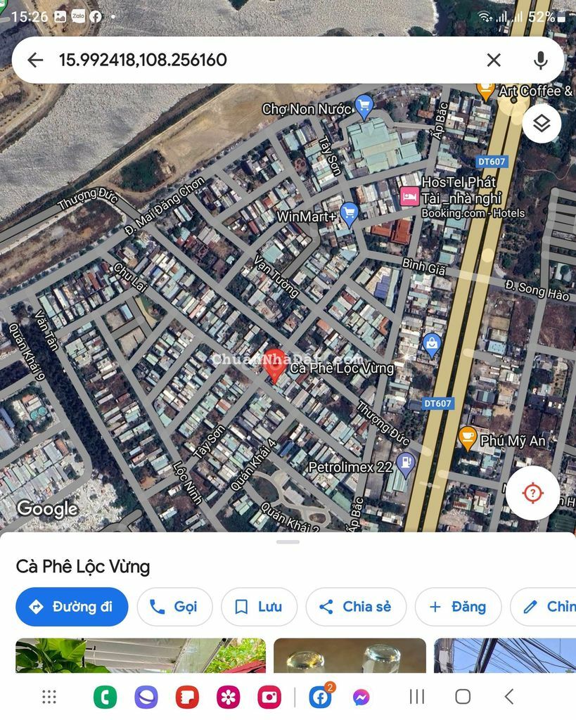 Bán nhà 2 tầng đường Chu Lai - Khu Phố Chợ Non Nước. Hòa hải.