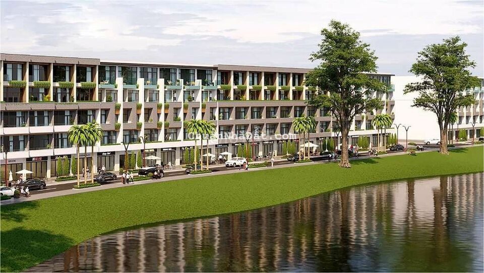 nhà phố 5 tầng view sông Nam Hòa Xuân