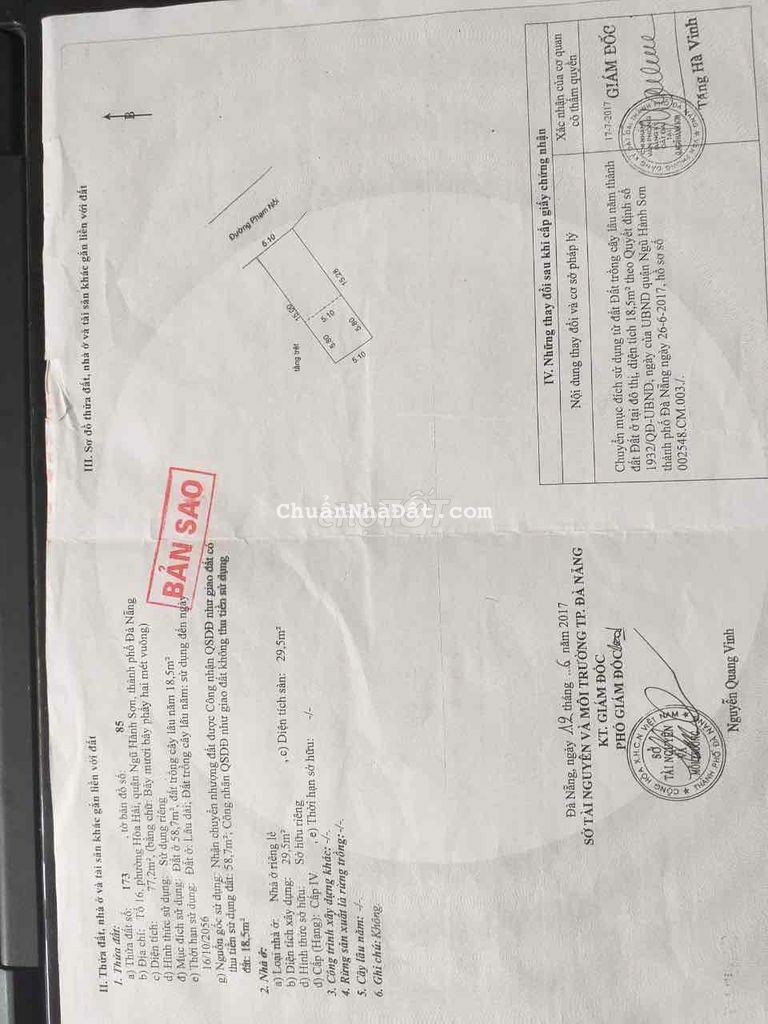 Bán nhà MT đường Phạm Nổi ( giá tốt)