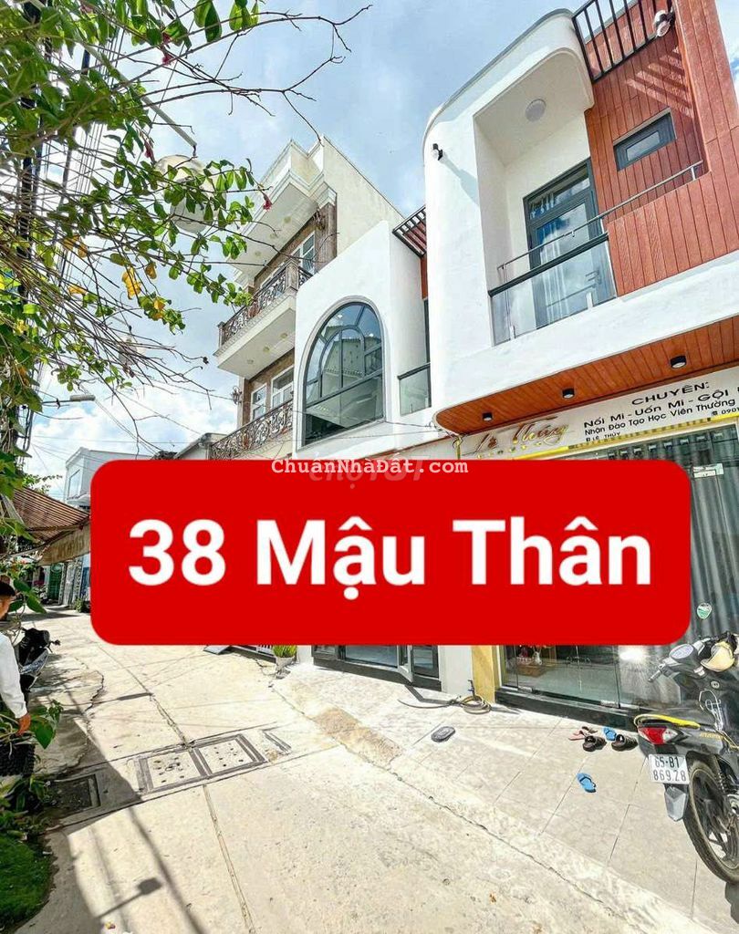 NHÀ TRỆT LẦU MỚI ĐẸP TRỤC CHÍNH HẺM 38 MẬU THÂN- KẾ LOTTE