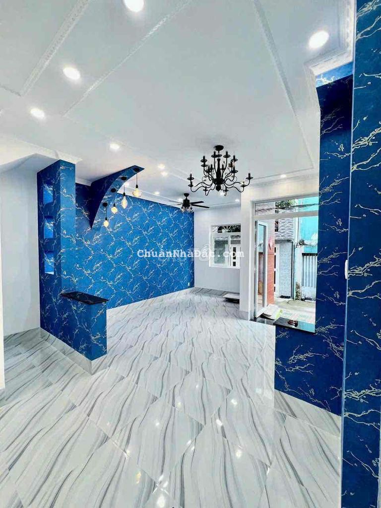 Nhà đẹp mới xây hẻm 38 Trần Việt Châu đi bộ ra sát chợ An Hoà