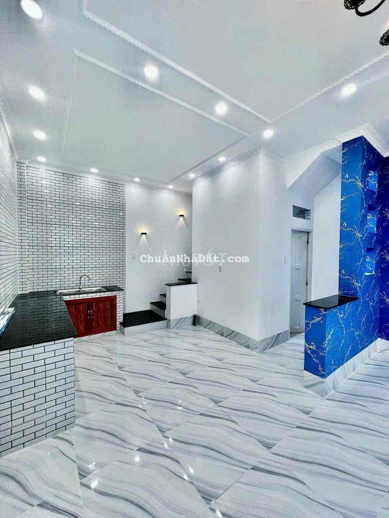 Nhà đẹp mới xây hẻm 38 Trần Việt Châu đi bộ ra sát chợ An Hoà