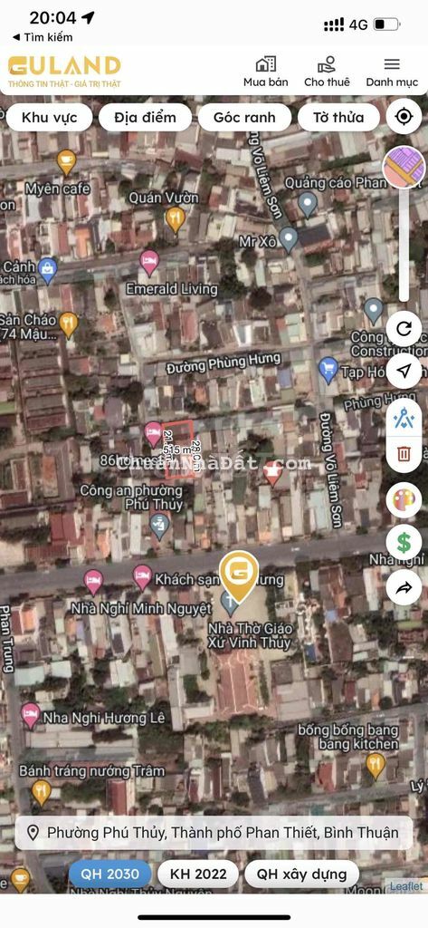 Bán căn Homestay Tp Phan Thiết, Diện tích 511m2 giá 9.6 tỷ Bán căn Homestay Tp Phan Thiết, Diện tích 511m2 giá 9.6 tỷ