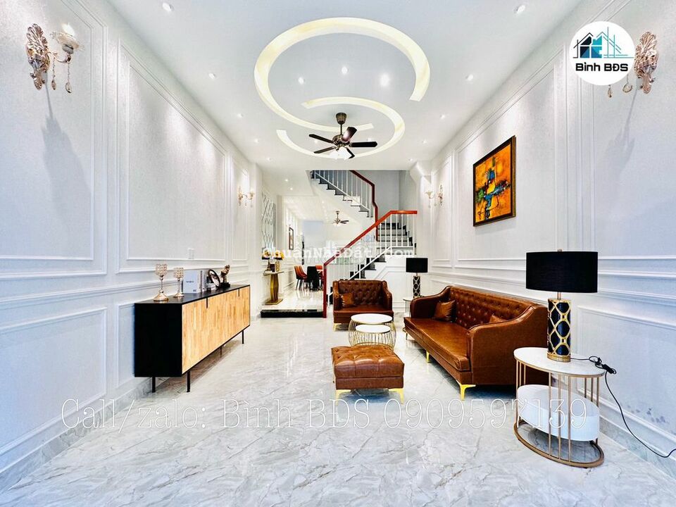 BánGấp nhà Đẹp 134/Đào Duy Anh trệt 3lầu hẻm 6m4PN