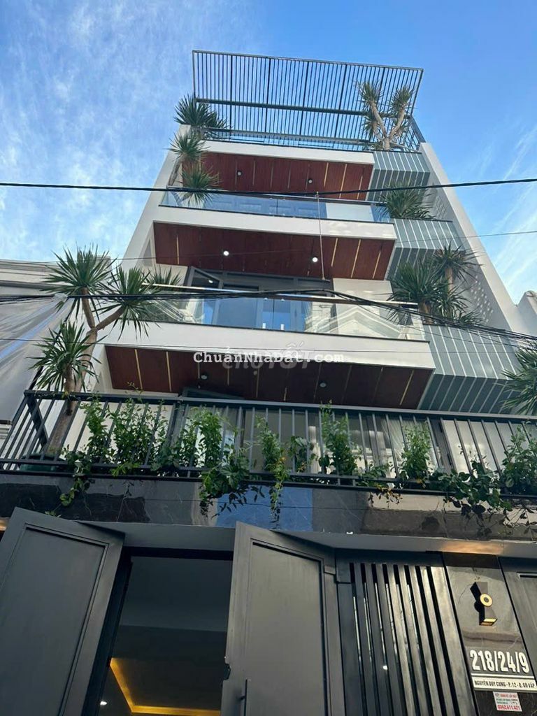 Nhà 5 tầng Phan Xích Long đường Hoa.P7.Phú Nhuận, 4.5x17m,Thang Máy