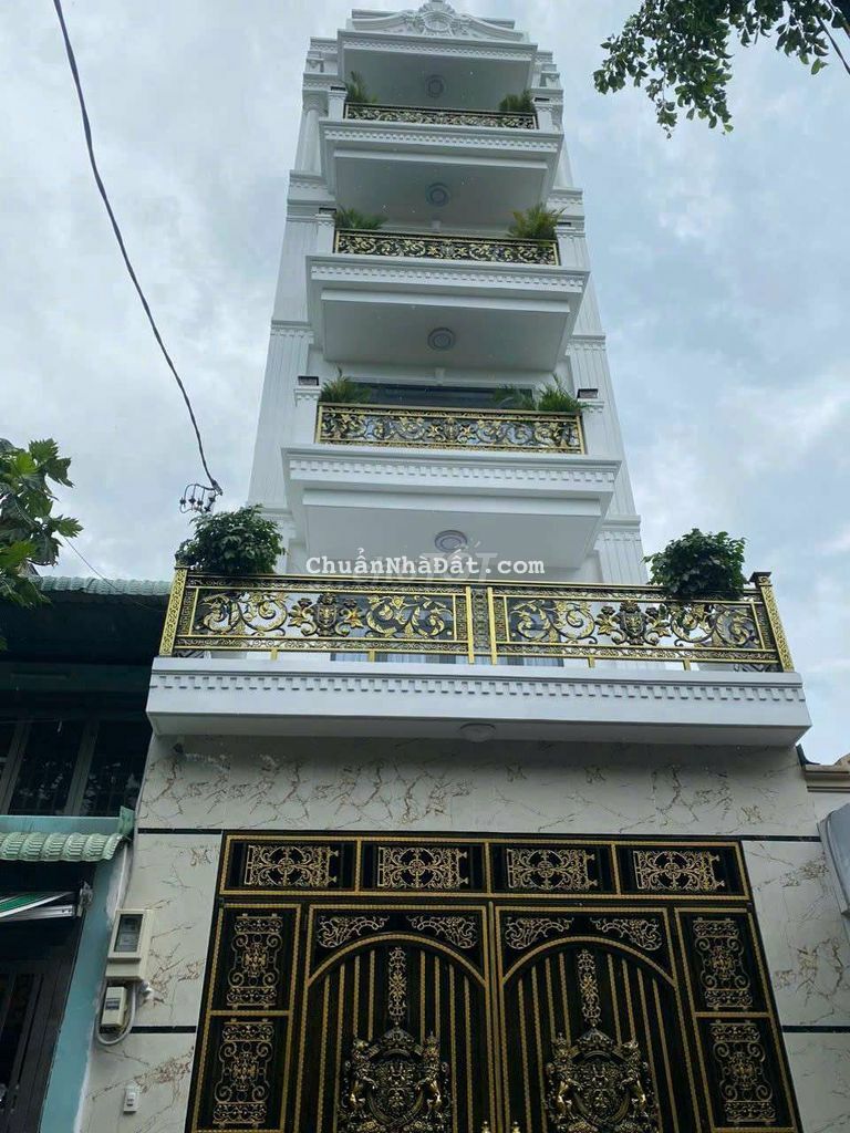 Bán Nhà Có Thang Máy Mặt Tiền Đ.Tân Thới Hiệp 14, Quận 12, Đúc 5 Tấm,