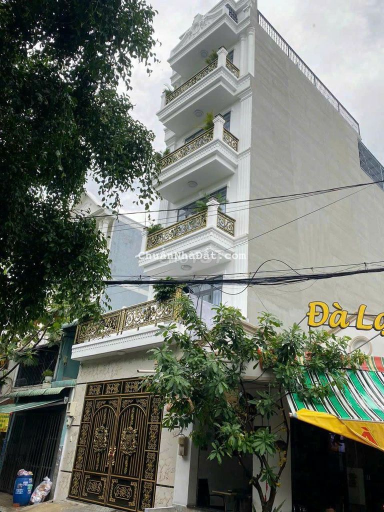 Bán Nhà Có Thang Máy Mặt Tiền Đ.Tân Thới Hiệp 14, Quận 12, Đúc 5 Tấm,