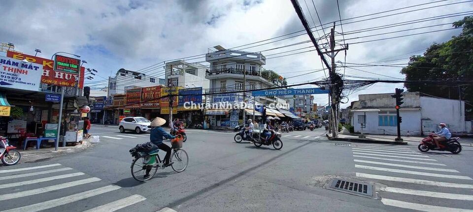 NHÀ MẶT TIỀN CHỢ HIỆP THÀNH.DT 5,05X25M NỞ HẬU 5,5M.SÁT NGUYỄN ẢNH THỦ