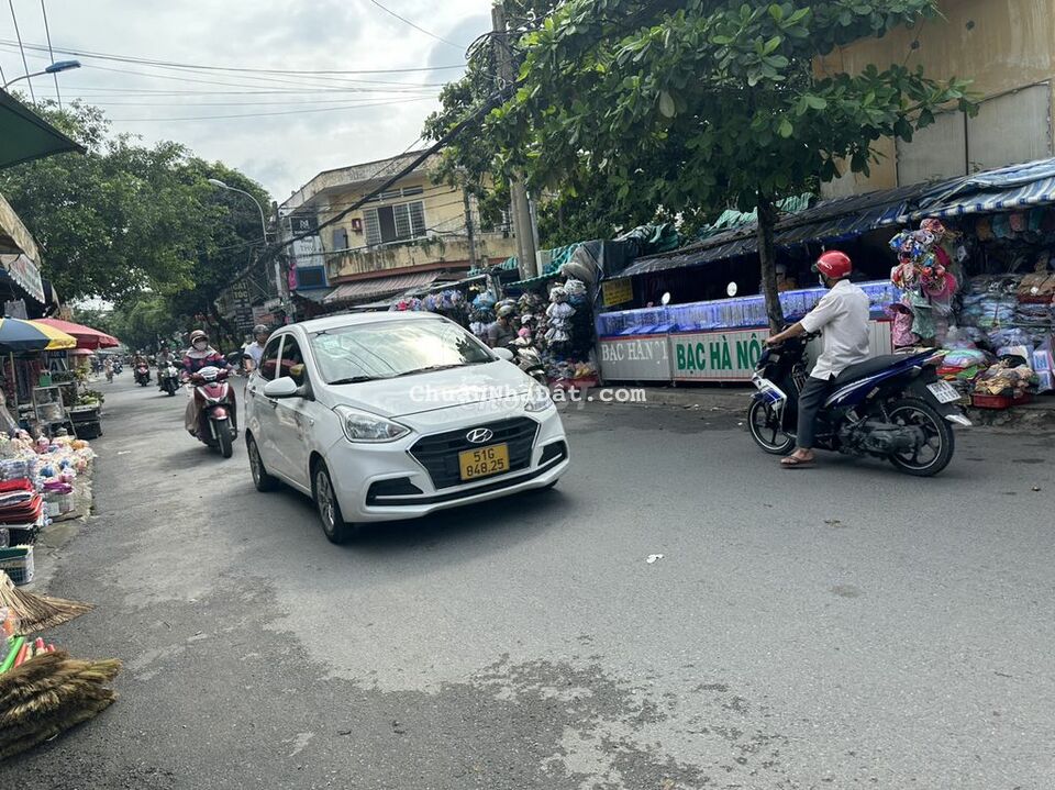 MẶT TIỀN KINH DOANH CHỢ HIỆP THÀNH - NGANG 5M, 130m2, - NỞ HẬU TÀI LỘC