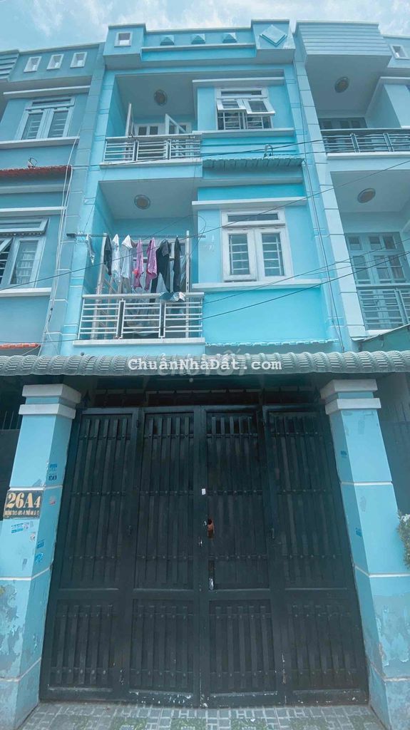 Bán Gấp Nhà MT 4x8,3 lầu,,1tỷ750tr ,Sổ chung 4 căn,Thới An .q12