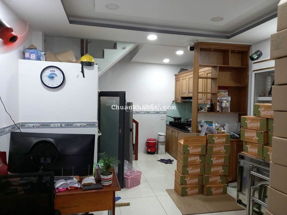 NHÀ 3 TẦNG CHỢ LẠC QUANG Q12. ĐANG KD.DTSD 87.3 M2