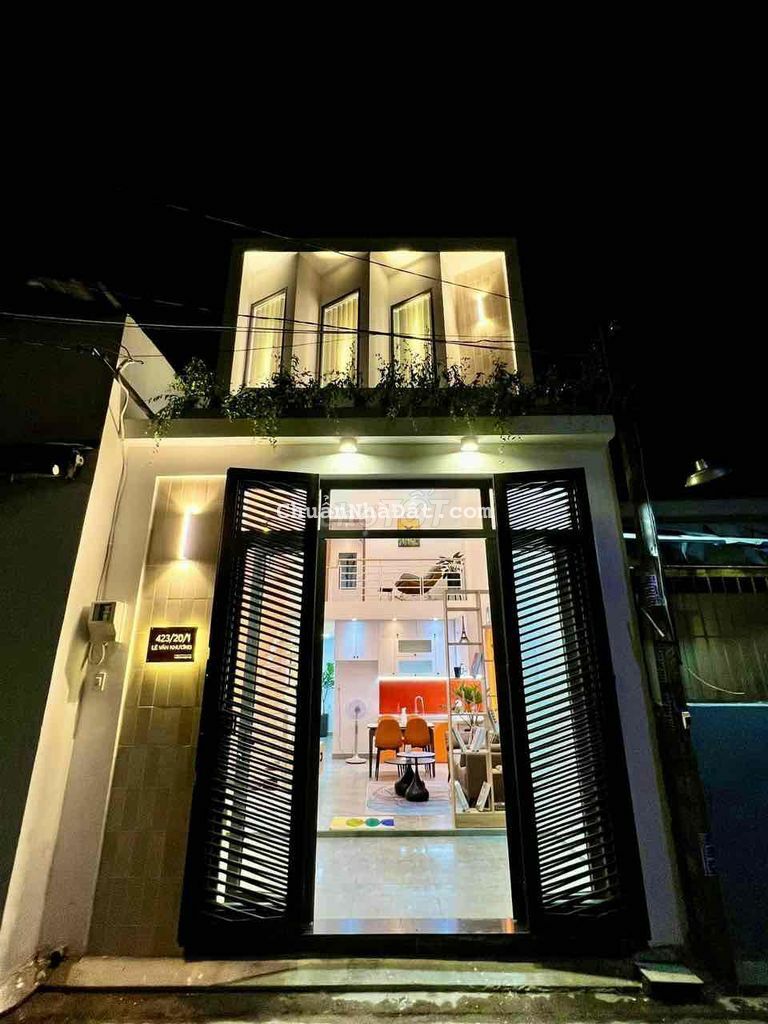 Nhà đúc lửng tặng full nội thất đường Lê Văn Khương