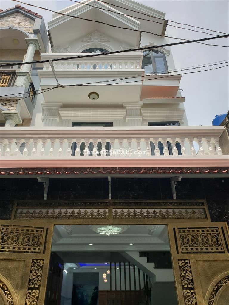 Nhà 3 lầu 5x12, đường 6m, gần Hiệp Thành City-Q12