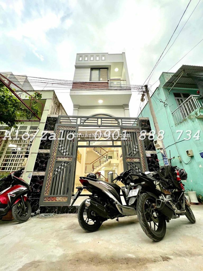 📍NHÀ 3 TẦNG MỚI TINH - 2 MẶT HẺM XE TẢI - DT 4x16 - ĐƯỜNG HT 07 - Q12