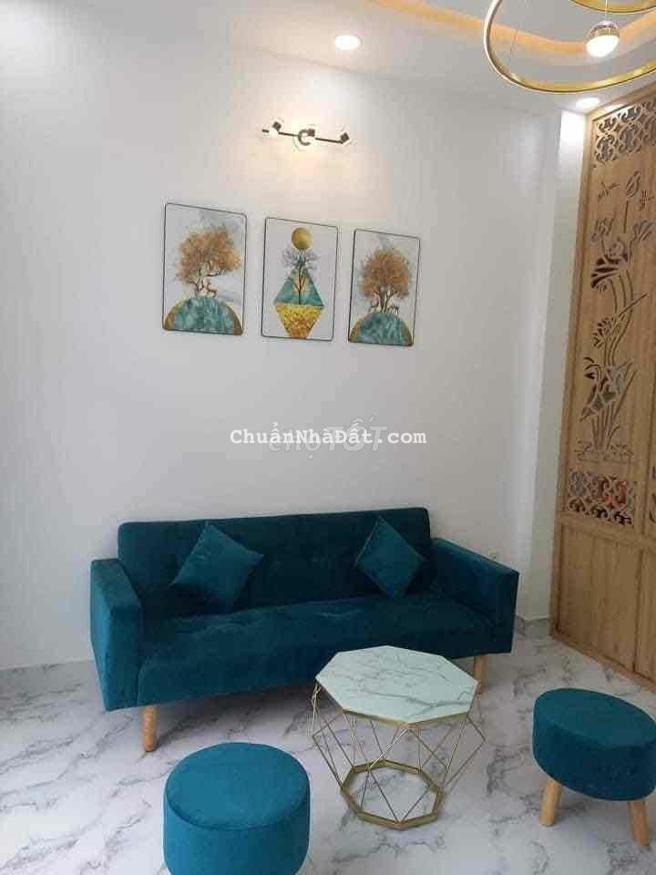 Nhà đẹp Q12 4*17 , Ô tô tới cửa chỉ nhỉnh 4tỷ