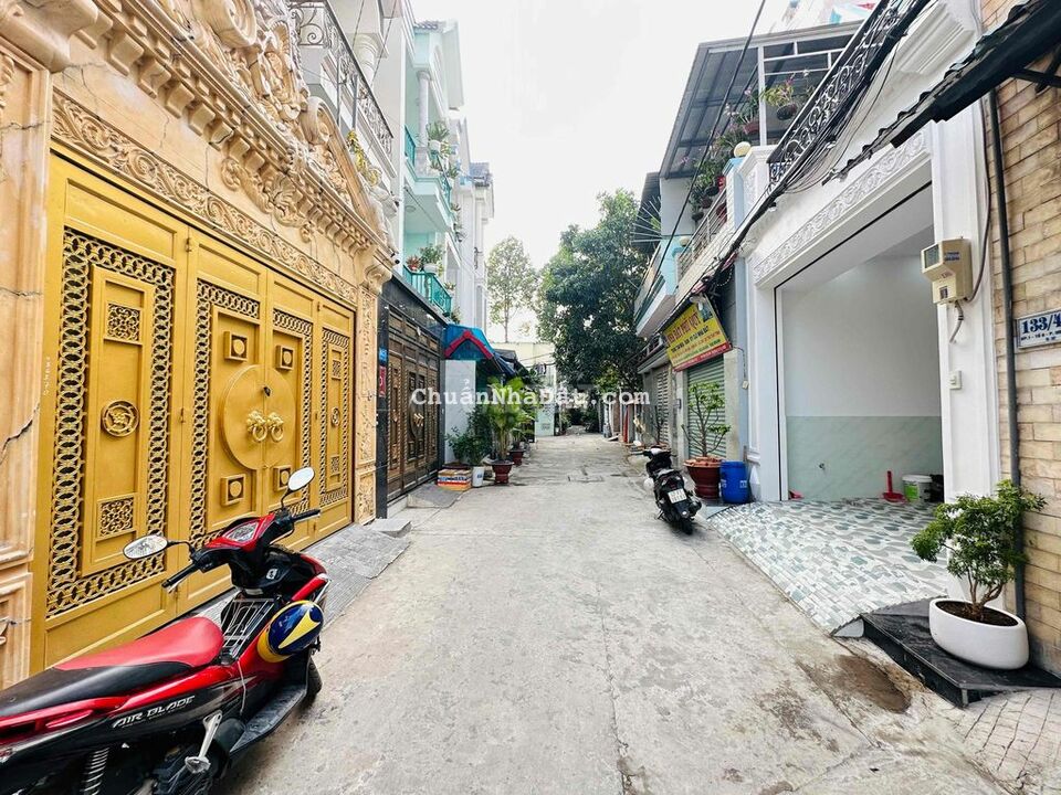 Nhà Xây Mới 3 Lầu 4Mx20M Hẻm 7M Lê Văn Khương Q.12