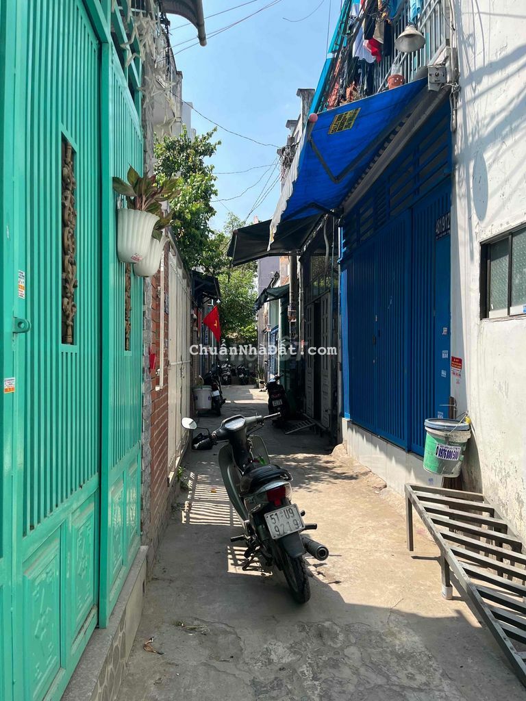 Nhà bán 85m2 Hiệp Thành Q12 Hẻm 3gác ngắn ngang 5,5m.