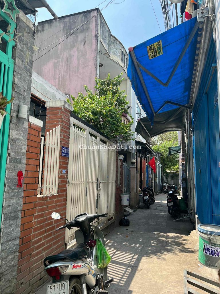 Nhà bán 85m2 Hiệp Thành Q12 Hẻm 3gác ngắn ngang 5,5m.