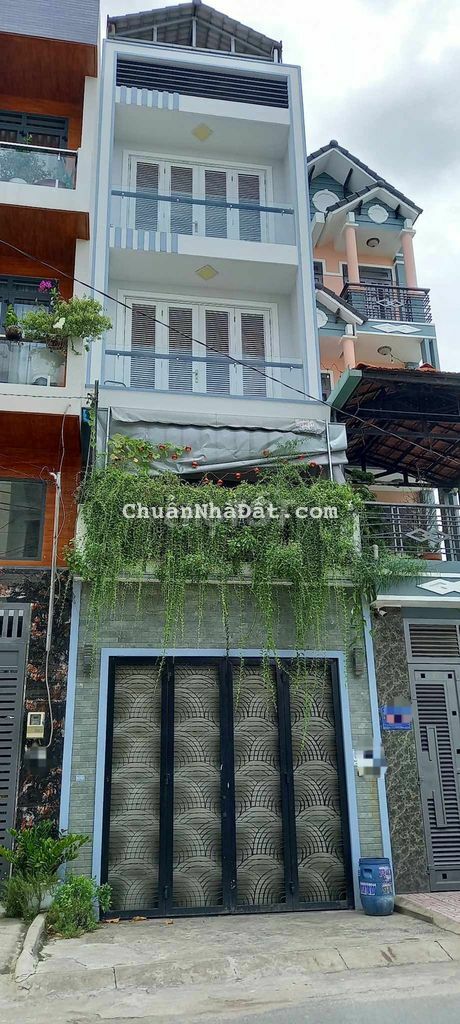 NHÀ MẶT TIỀN 5 TẦNG KDC KINH DOANH SẦM UẤT.4Mx22M.ĐƯỜNG 10M.P.TCH Q12