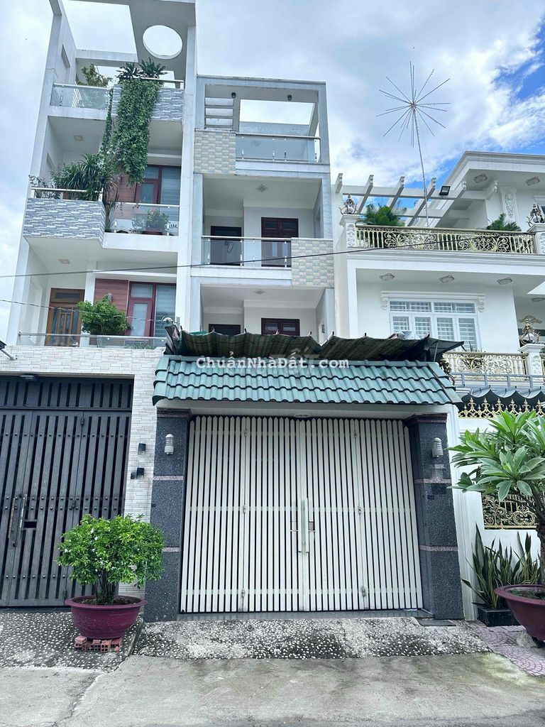 NHÀ MỚI 4 TẦNG BTCT HẺM 8M NGAY BẾN XE AN SƯƠNG GIÁ CHỈ 6 TỶ 3