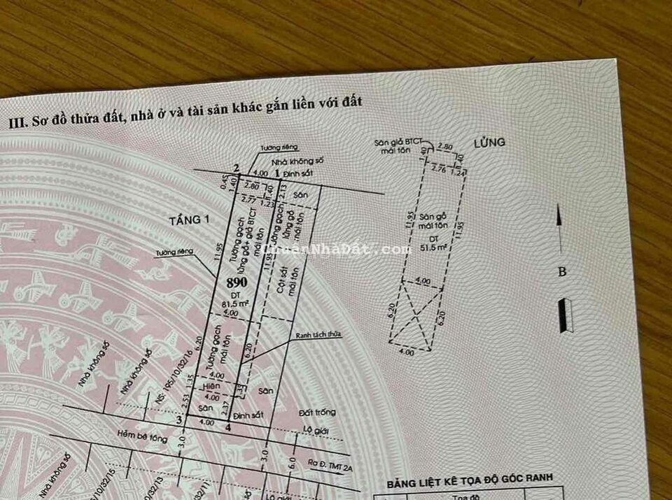 Nhà cấp 4 có lửng 4PN hẻm Trung Mũ Tây 2A gần ngã 4 An Sương, Quận 12