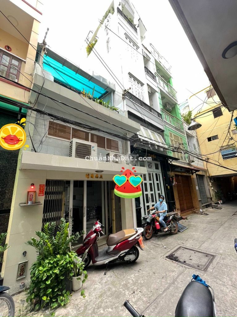 NHÀ HẺM XE HƠI 1 SẸC MAI XUÂN THƯỞNG, (4X13M), 2,5 TẤM, GẦN CHỢ LỚN