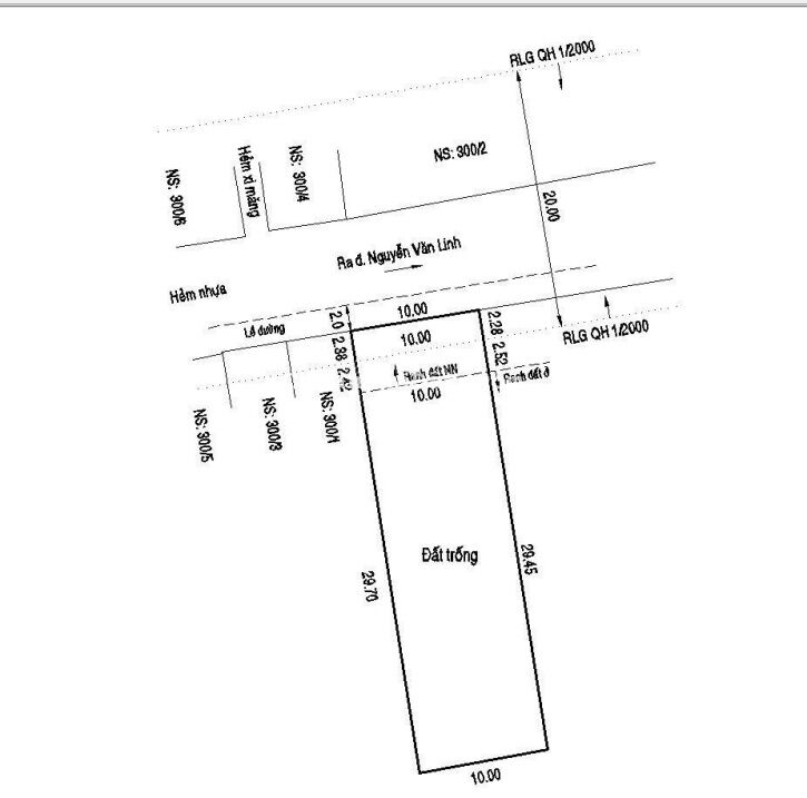 Bán nhà 10x34m, công nhận 344m2, giá 40tỷ mặt tiền 300 Nguyễn Văn Linh P. Bình Thuận Quận 7