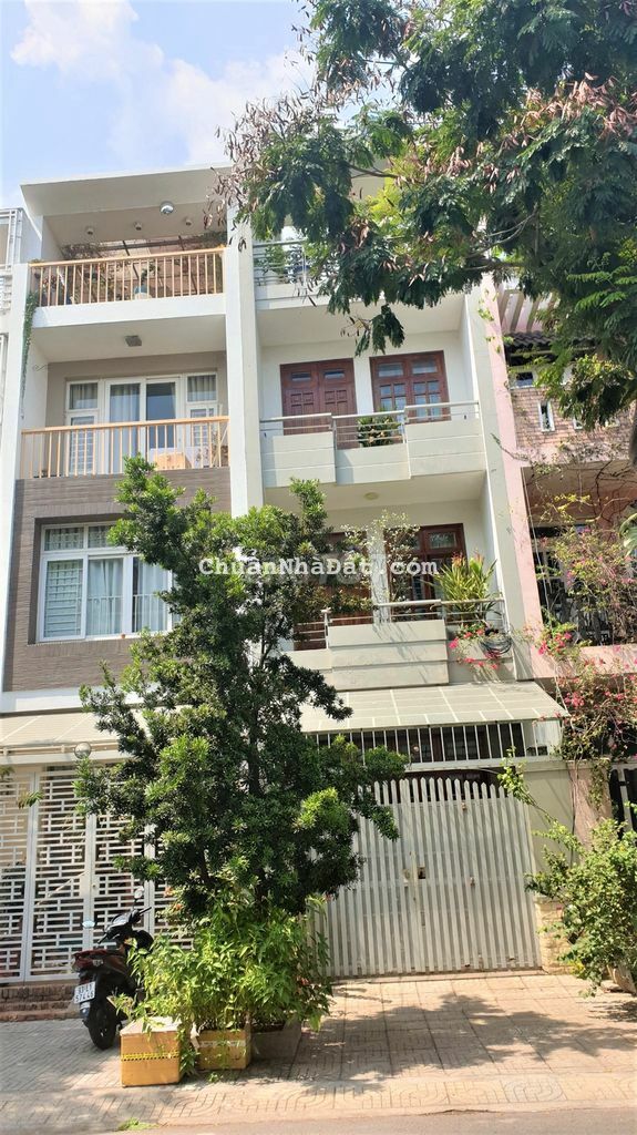 Nhà mặt tiền đường số 12m kdc An Phú Hưng, 76m2, 2 lầu, 4pn, 15.5 tỷ